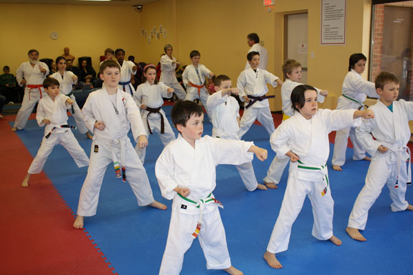 picture of kids training
